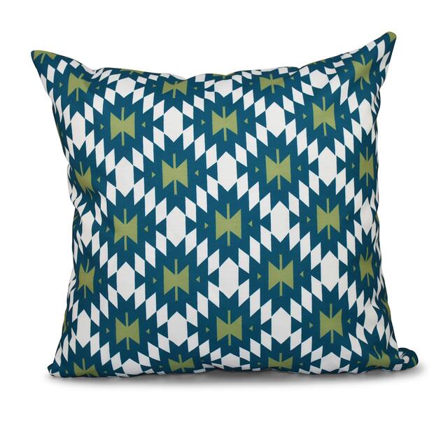 Jodhpur Kilim 2 Geometric Print 26-inch Throw Pillow