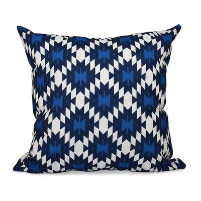 Jodhpur Kilim Geometric Print 26-inch Throw Pillow