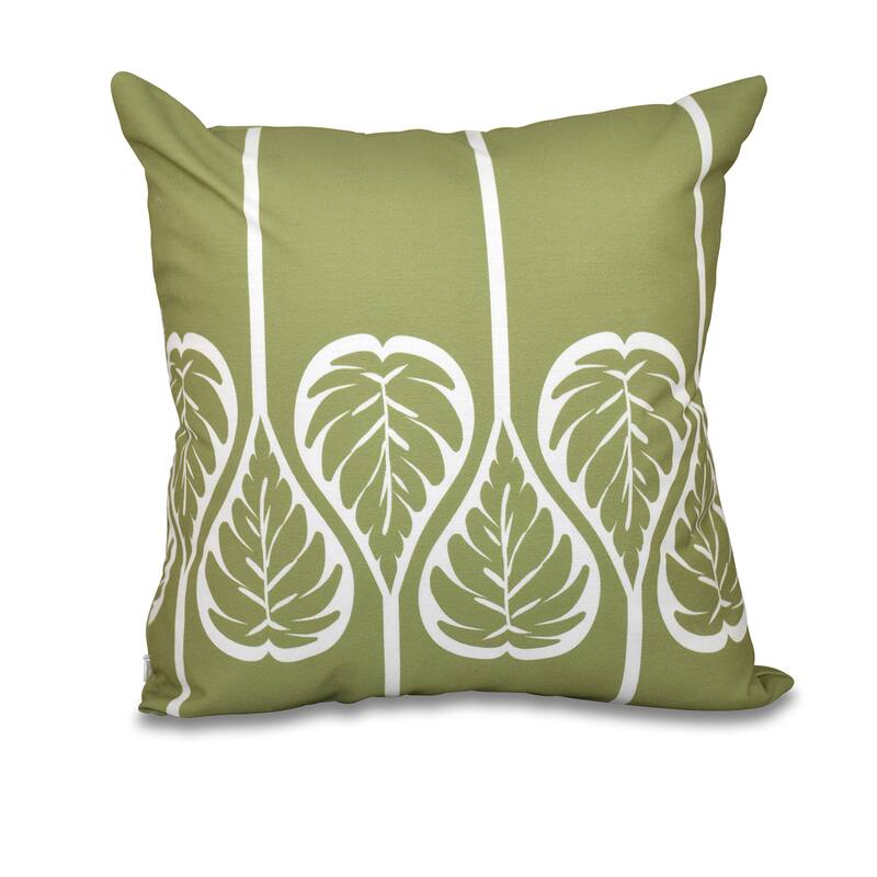 Fern 2 Floral Print 20-inch Throw Pillow