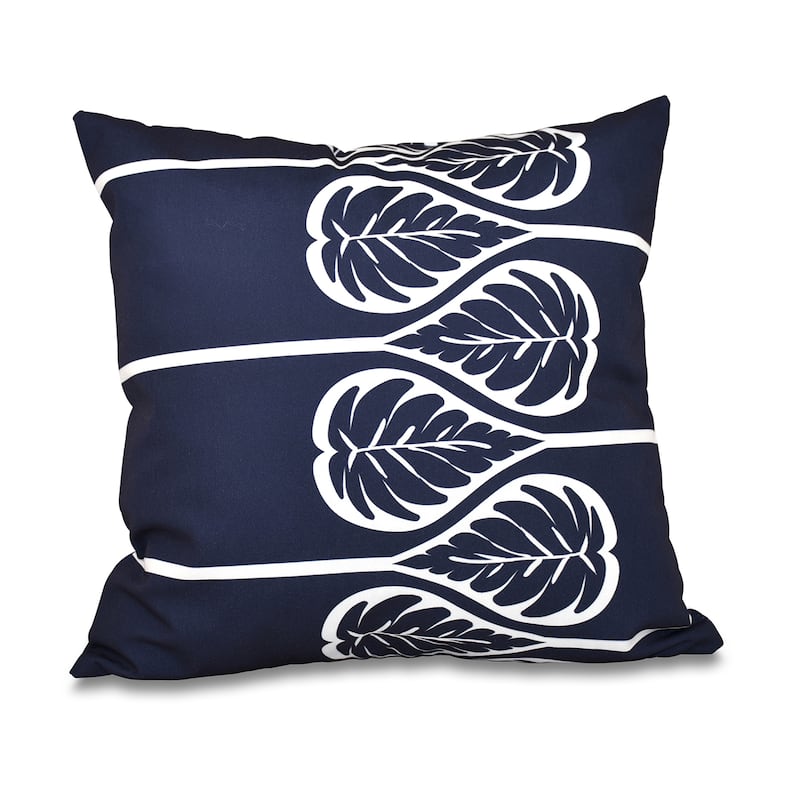 Fern 2 Floral Print 20-inch Throw Pillow