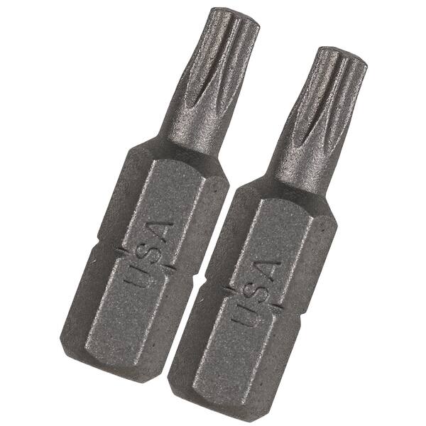 Vermont American 15406 1-inch TX25 Extra Hard Torx Insert Power Bits 2 ...