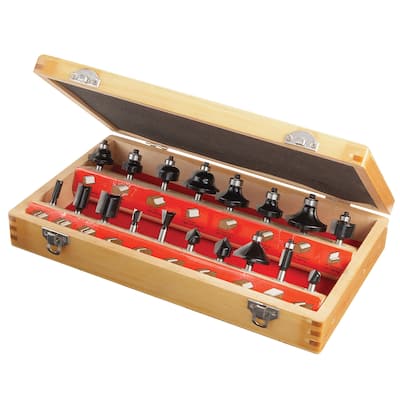 Skil 91018 18-piece Carbide Router Bit Set