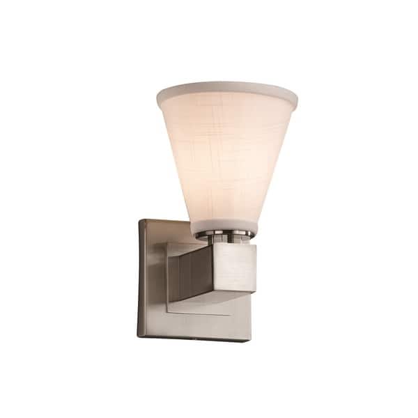slide 1 of 1, Justice Design Textile Aero Wall Sconce (No Arms)