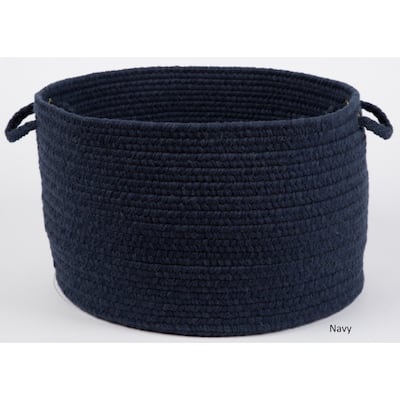 Rhody Rug Woolux Braided Wool Basket