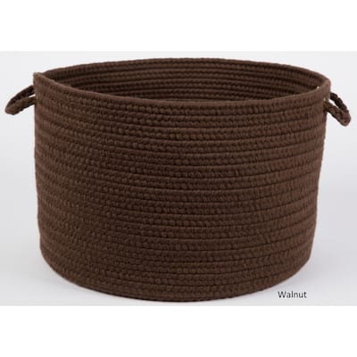 Rhody Rug Woolux Braided Wool Basket