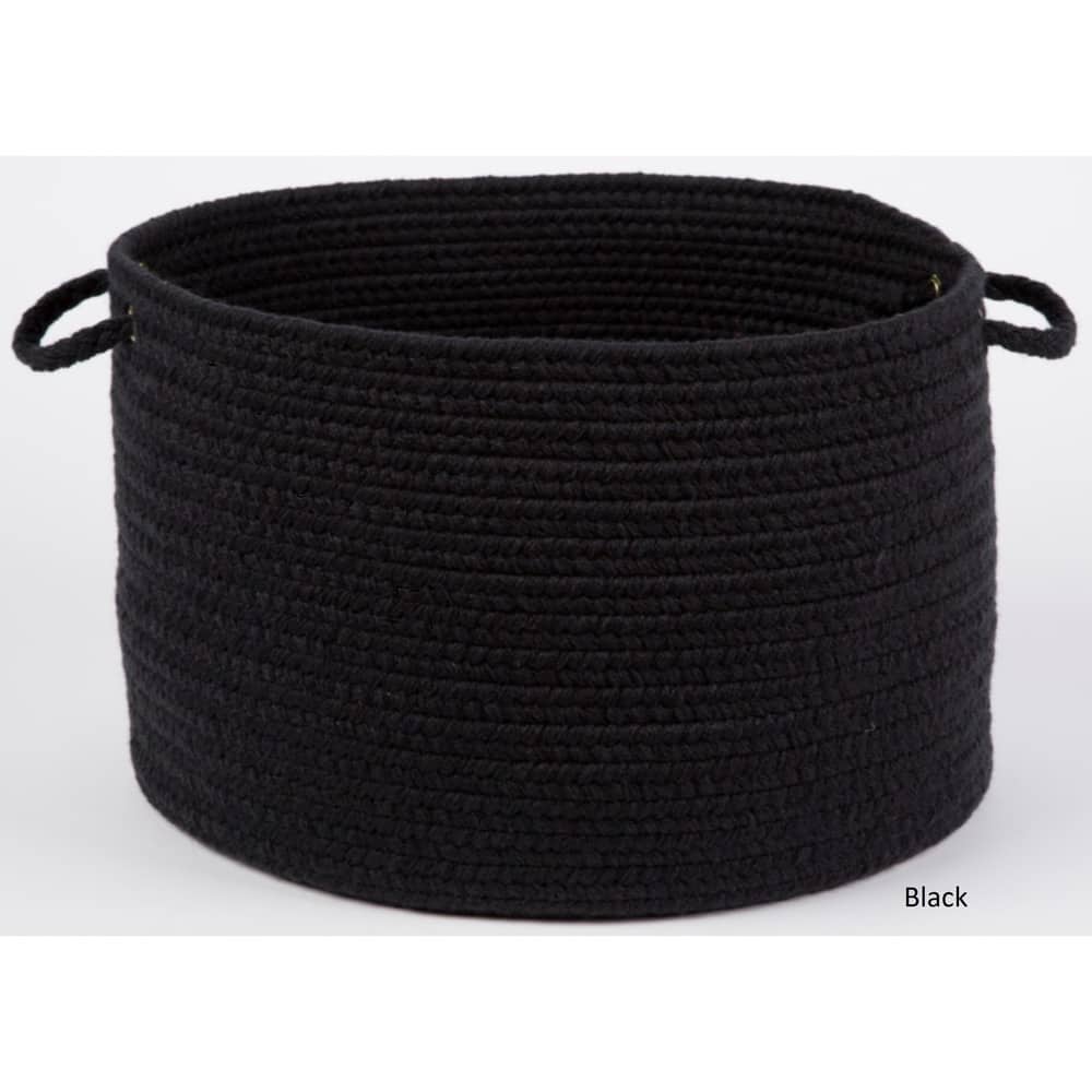 Rhody Rug Woolux Braided Wool Basket