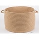 preview thumbnail 3 of 9, Rhody Rug Woolux Braided Wool Basket Wheat