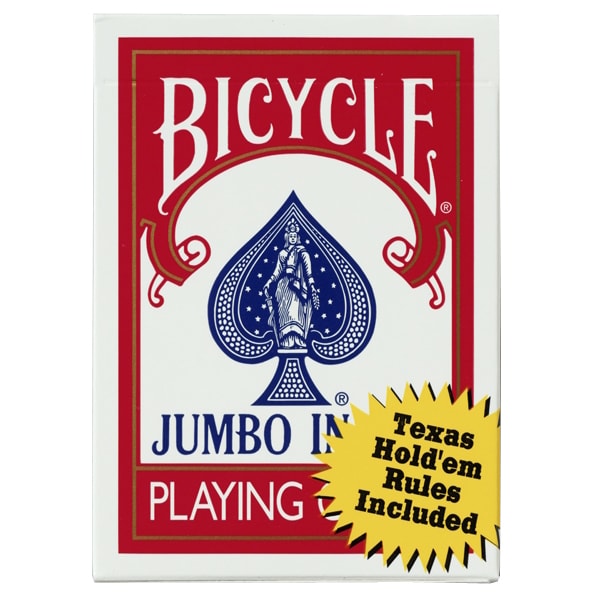 Bicycle 1004380 Jumbo Index Poker Cards