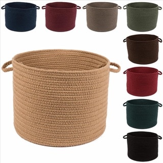 Rhody Rug Madeira 12 x 18-inch Braided Basket