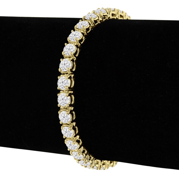 12 carat diamond tennis bracelet