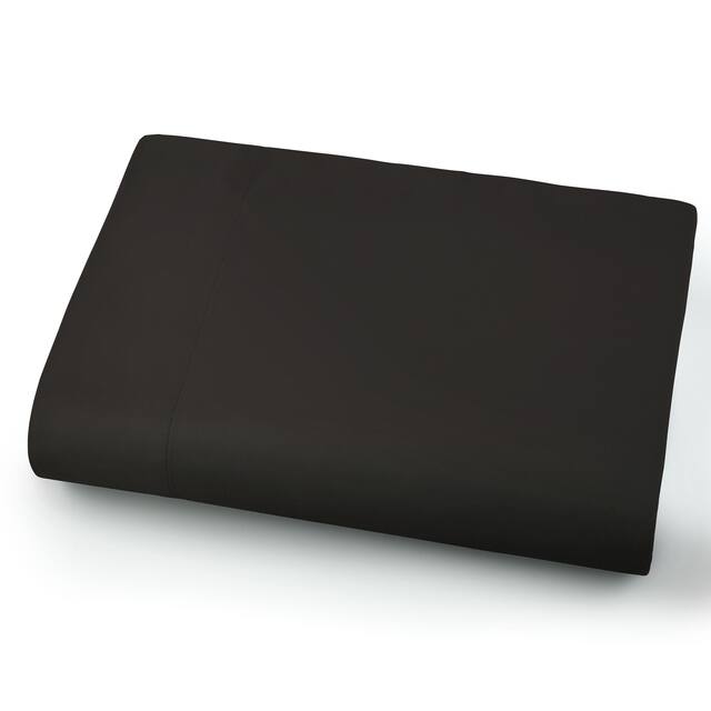 Oversized King Flat Sheet 1-Piece - Black