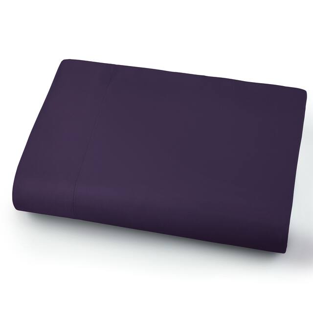 Oversized King Flat Sheet 1-Piece - Purple