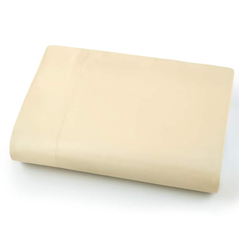 Oversized King Flat Sheet 1-Piece - Off White