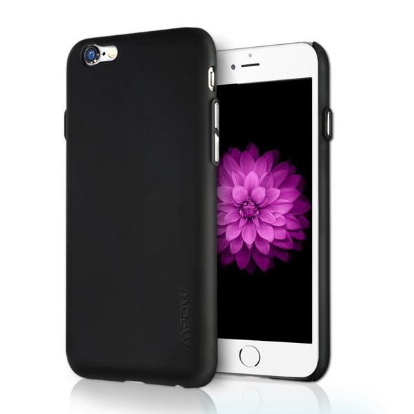 Mpow Ultra Slim Black Scratch-proof TPU/ PC Case for iPhone 6/ 6s