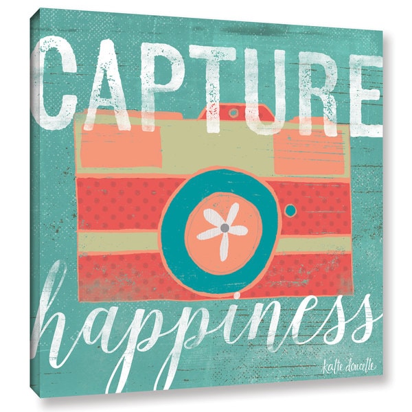 ArtWall Katie Doucette's 'Capture Happiness' Gallery Wrapped Canvas