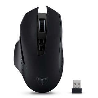 Professional Led Optical 2 4ghz 7 Button Black Gaming Mouse