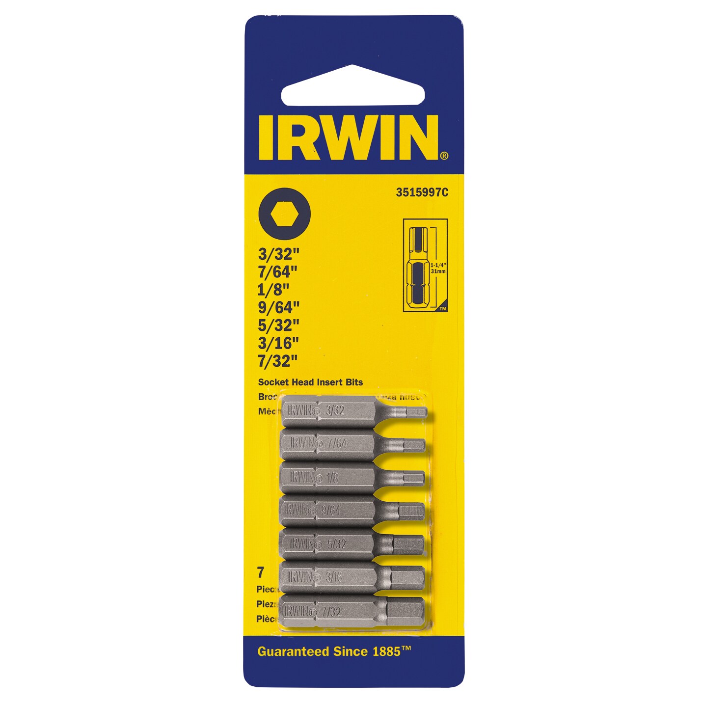 Irwin hex bit set hot sale