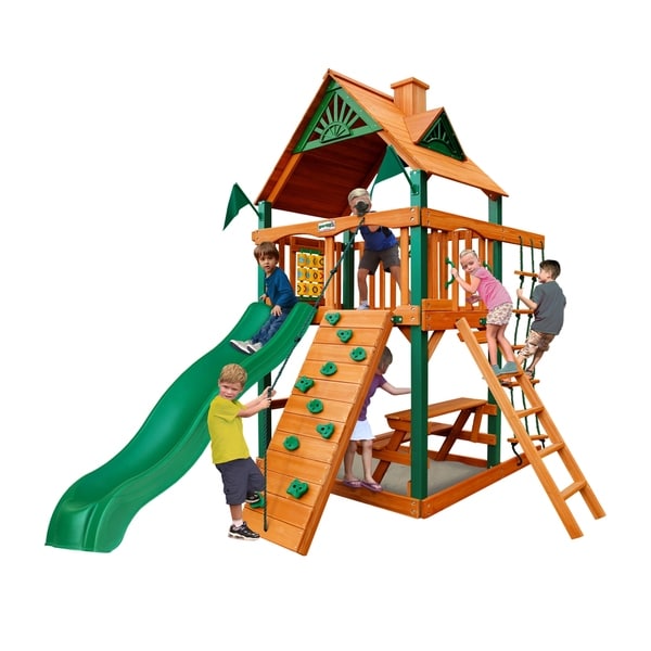 gorilla playsets big timber cedar swing set