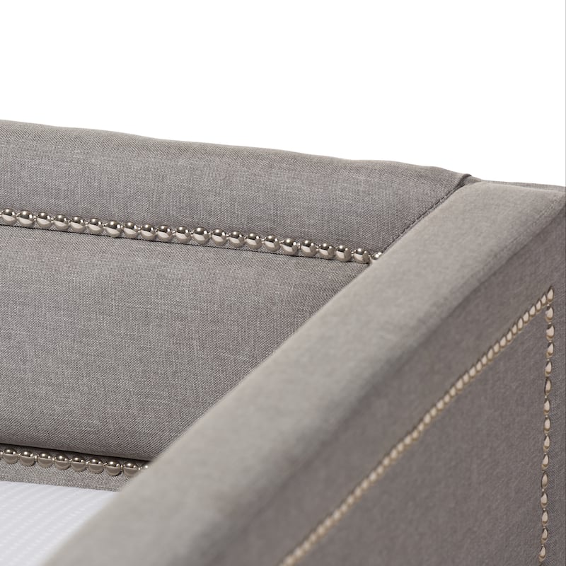 Contemporary Fabric Daybed with Trundle by Baxton Studio