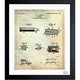 preview thumbnail 1 of 1, Oliver Gal 'Bullet 1907' Framed Blueprint Art - Black