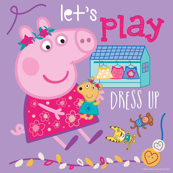 Shop Marmont Hill 'Let's Play' Peppa Pig Painting Print on Canvas ...