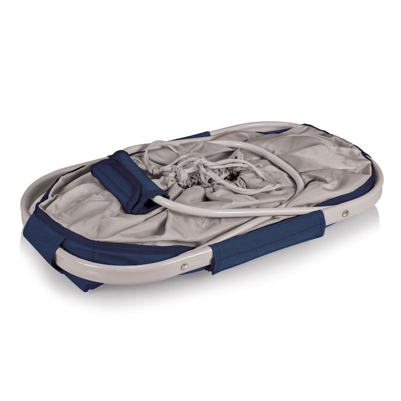 Picnic Time Metro Basket Navy Collapsible Tote