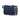 Picnic Time Navy and Blue-Striped Blanket Tote