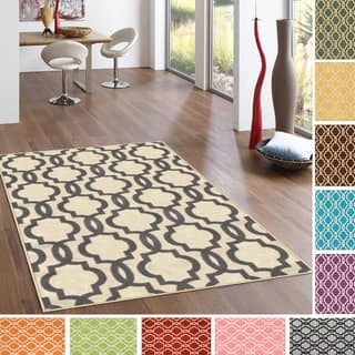 5 X 6 Rugs Area For Less Fancy Moroccan Trellis Non Slip Area Rug Rubber Backed 5 X 6