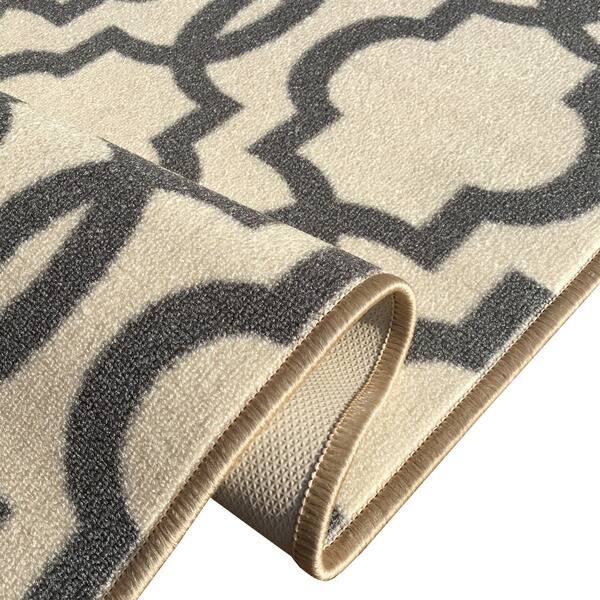 Fancy Moroccan Trellis Non Slip Area Rug Rubber Backed 6 8 Non Slip Area Rug Rubber Backed