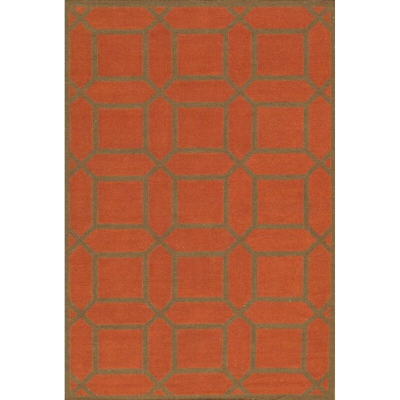 Pasargad Hand-Woven Sahara Reversible Kilim Wool Rug