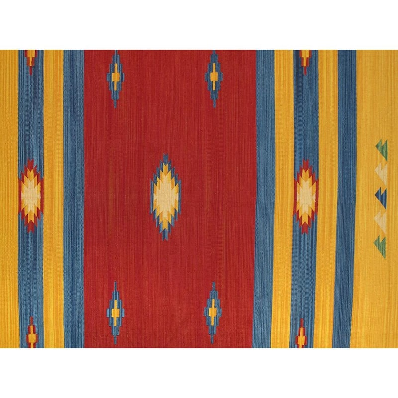 Pasargad Home Anatolian Kilim Hand-Woven Cotton Area Rug