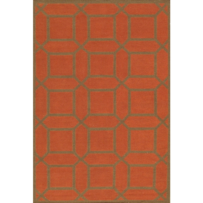 Pasargad Hand-Woven Sahara Reversible Kilim Wool Rug