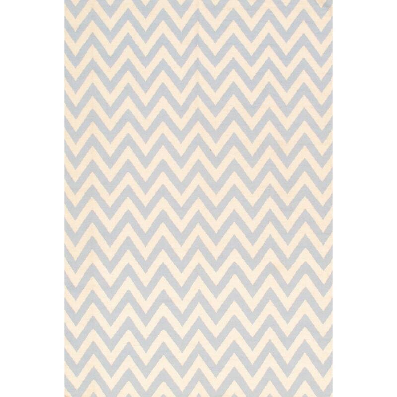 Pasargad Sahara Collection Hand-Woven Reversible Kilim Wool Rug (5' x 8') - 5' x 8'