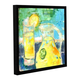 Pamela J. Wingard's 'Glass Half Full' Gallery Wrapped Floater-framed ...