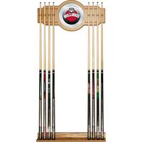 University of Georgia Cue Rack with Mirror - Honeycomb