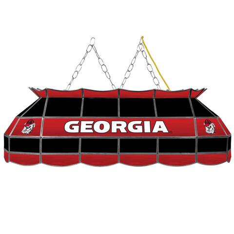 University of Georgia Handmade Tiffany Style Lamp - 40 Inch