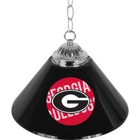University of Georgia 14 Inch Single Shade Bar Lamp - Wordmark