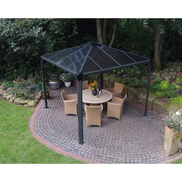 Palram Palermo 3000 10 ft. x 10 ft. Hard Top Gazebo