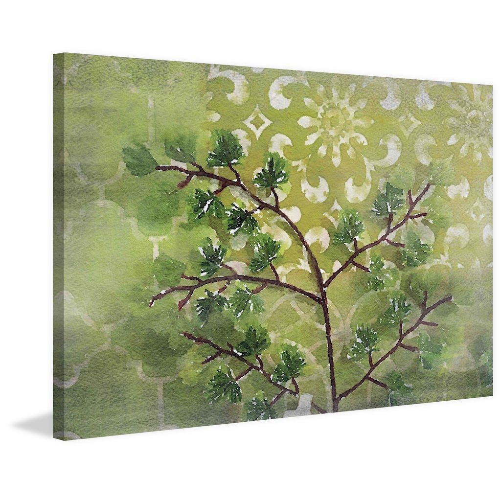 Marmont Hill 'Green Sensation II' by Irena Orlov Painting Print on Canvas - Multi-Color