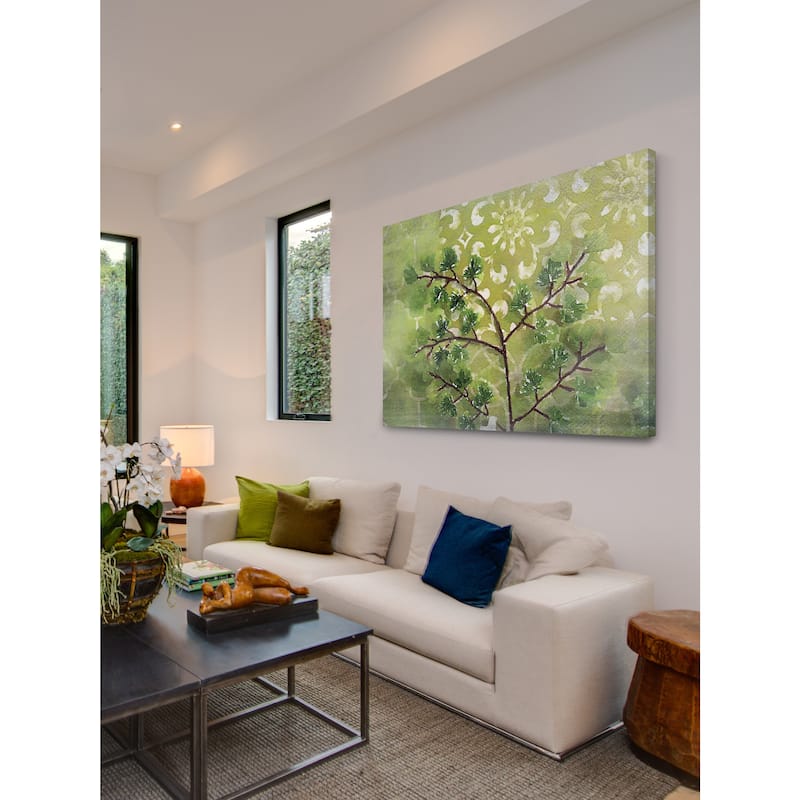 Marmont Hill 'Green Sensation II' by Irena Orlov Painting Print on Canvas - Multi-Color