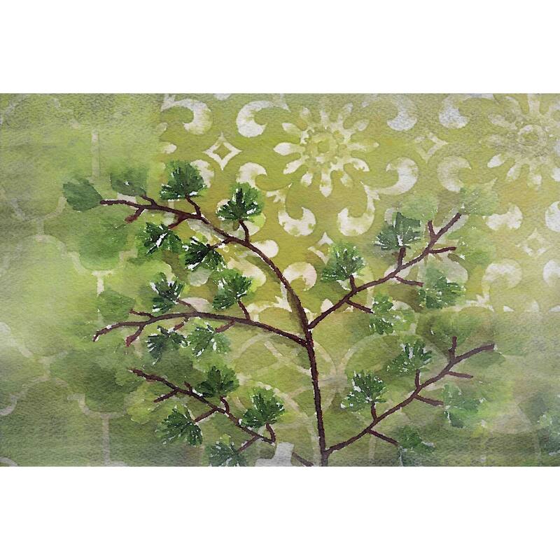 Marmont Hill 'Green Sensation II' by Irena Orlov Painting Print on Canvas - Multi-Color