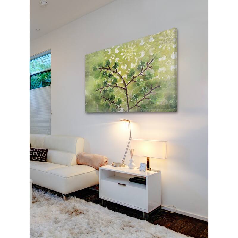 Marmont Hill 'Green Sensation II' by Irena Orlov Painting Print on Canvas - Multi-Color