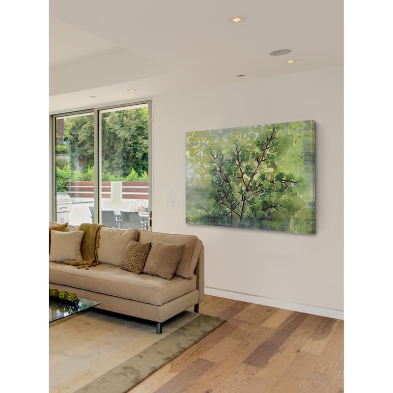 Marmont Hill 'Green Sensation I' by Irena Orlov Painting Print on Canvas - Multi-Color
