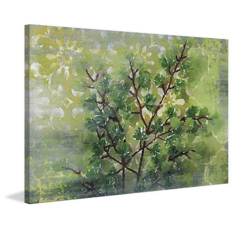 Marmont Hill 'Green Sensation I' by Irena Orlov Painting Print on Canvas - Multi-Color