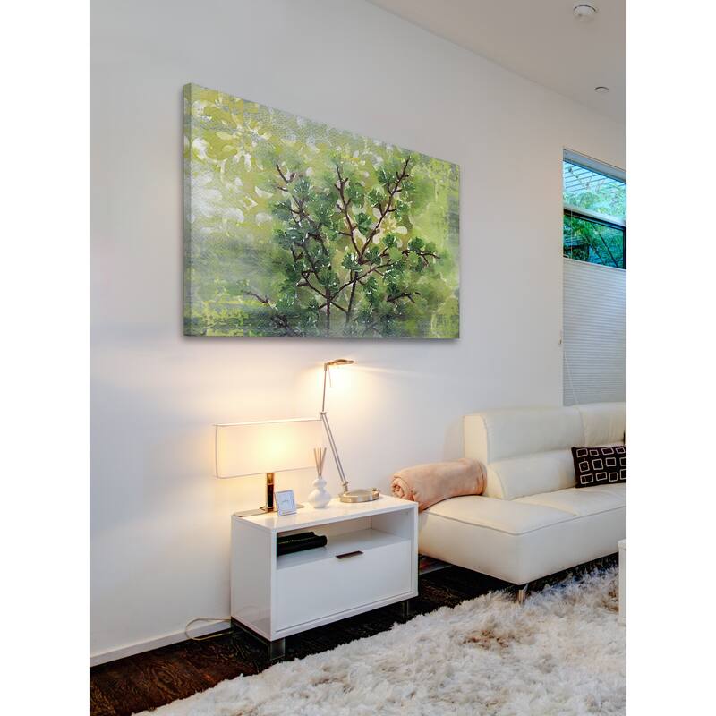 Marmont Hill 'Green Sensation I' by Irena Orlov Painting Print on Canvas - Multi-Color