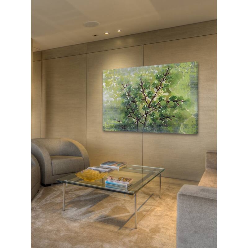 Marmont Hill 'Green Sensation I' by Irena Orlov Painting Print on Canvas - Multi-Color