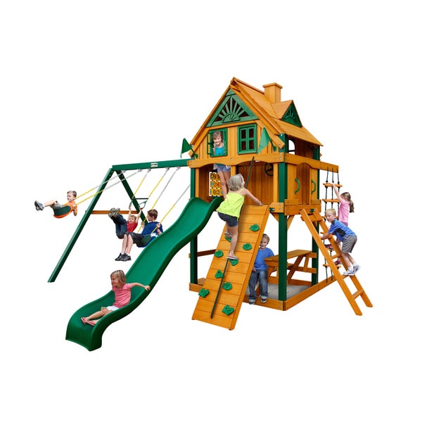 Shop Gorilla Playsets Mountain Ridge with Timber Shield Free Shipping