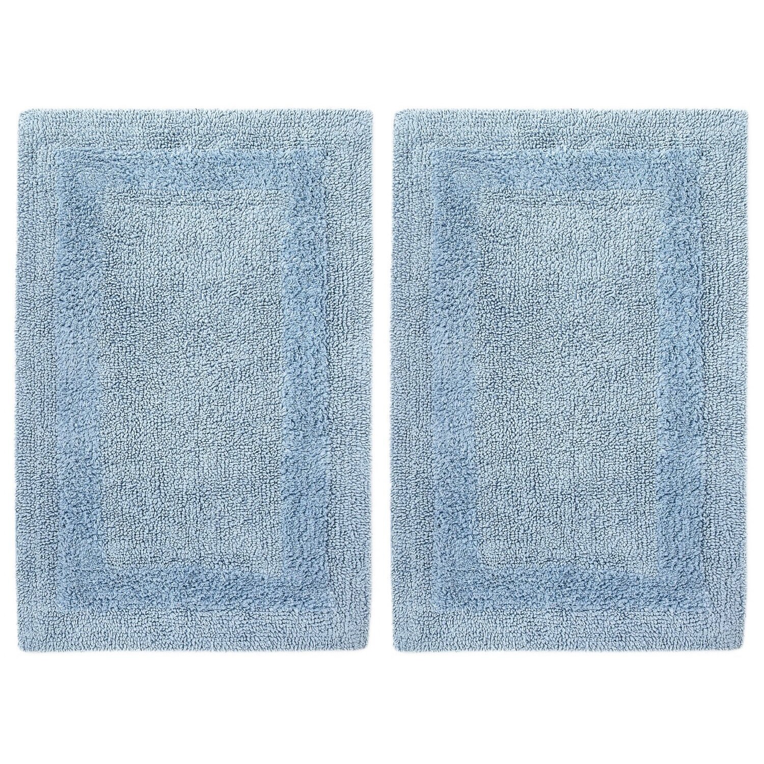 Celebration 2piece Solid Reversible Bath Mat Set 17 x 24 Free Shipping On Orders Over 45