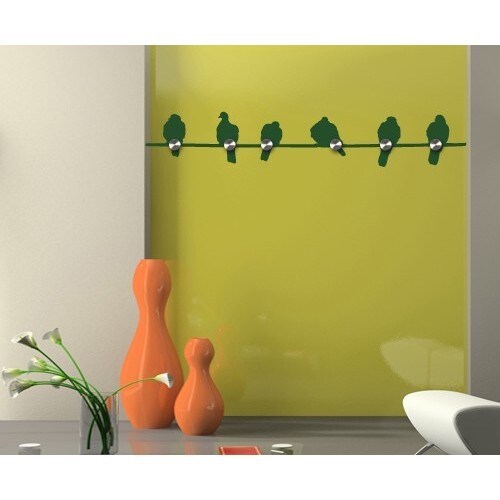 Shop Bird Stick Wall Hanger Decal Vinyl Art Home Decor Free Shipping Today