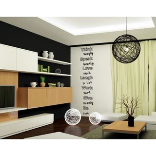 Think Deeply Wall Decal Vinyl Art Home Decor - 12 inches x 77 inches